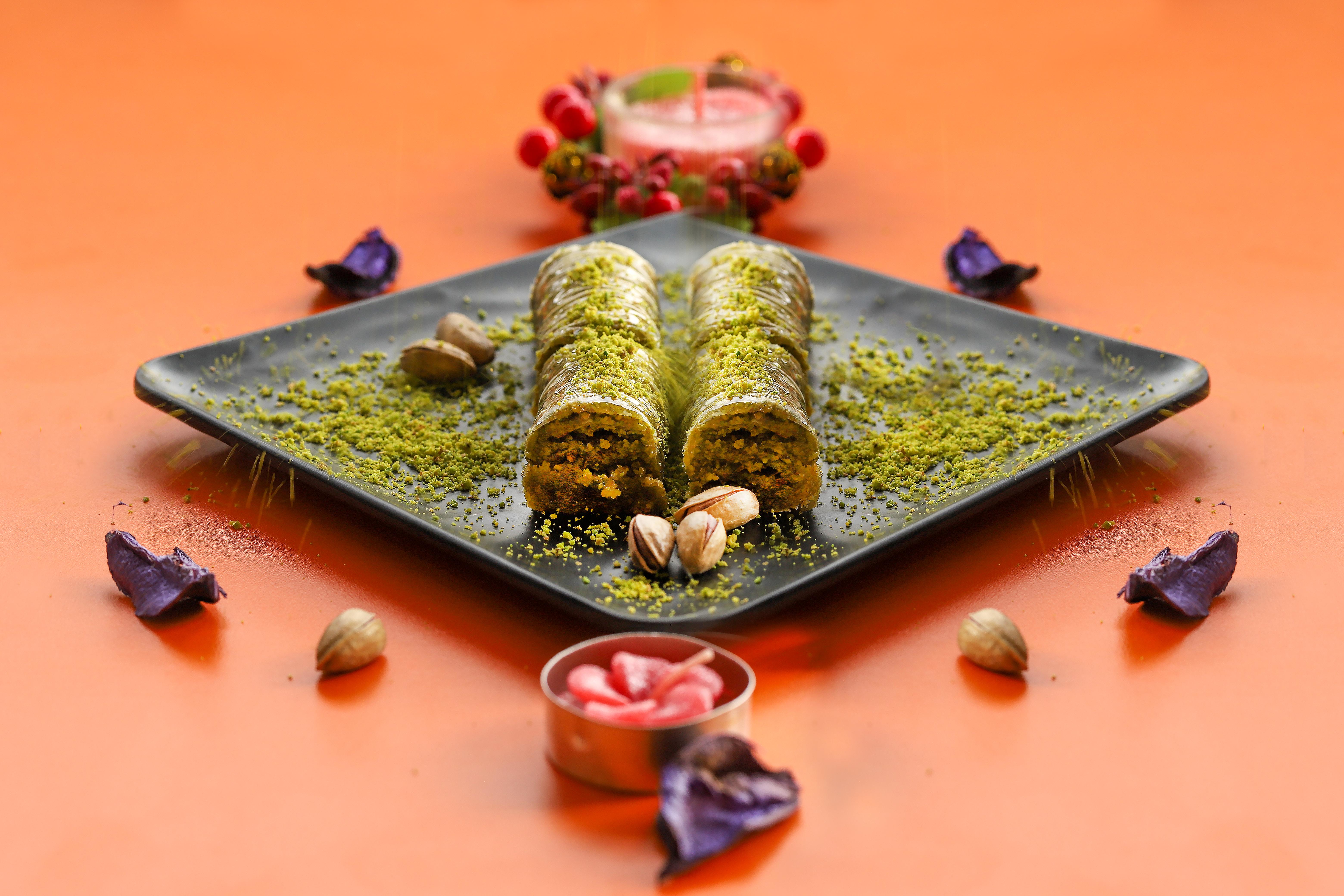 Fıstıklı sarma, yakın plan